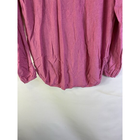 Polo Ralph Lauren Pony Stitched Cotton Lightweight Dolman Sweater Pink - Picture 7 of 8